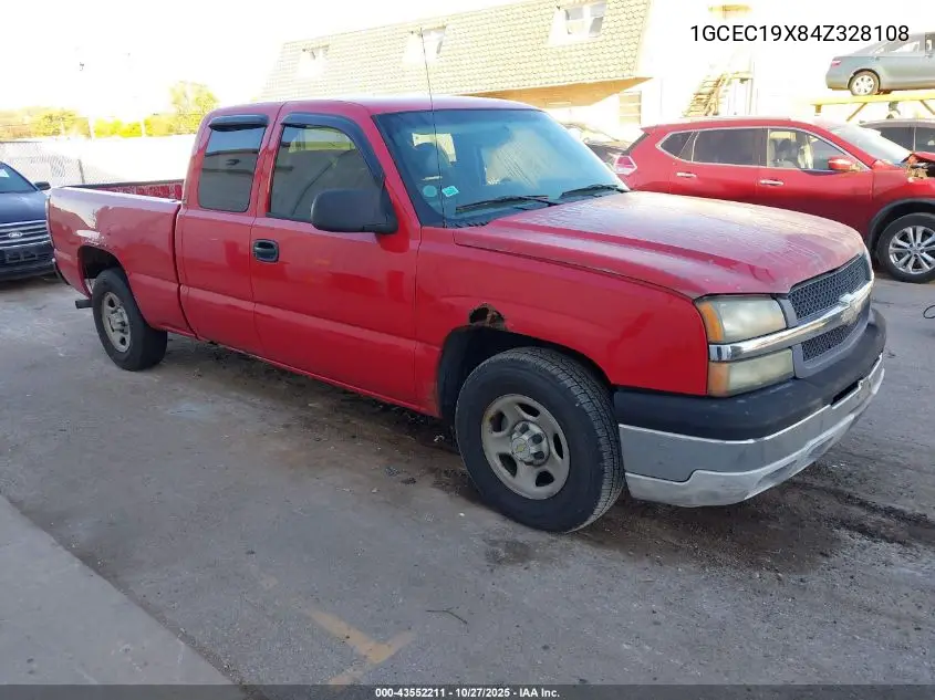 1GCEC19X84Z328108 2004 Chevrolet Silverado 1500 Work Truck