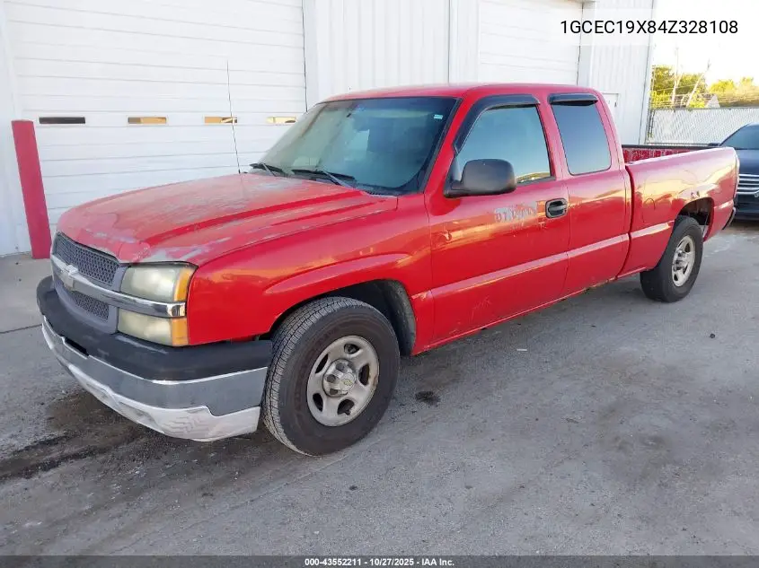 1GCEC19X84Z328108 2004 Chevrolet Silverado 1500 Work Truck