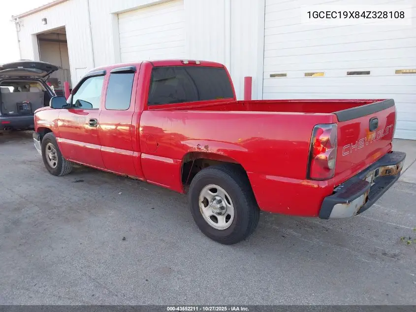 1GCEC19X84Z328108 2004 Chevrolet Silverado 1500 Work Truck