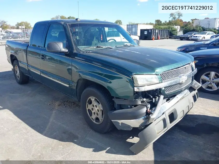 2GCEC19T741229012 2004 Chevrolet Silverado 1500 Ls