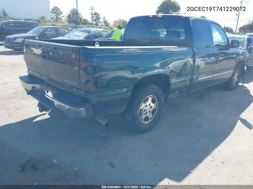 2GCEC19T741229012 2004 Chevrolet Silverado 1500 Ls