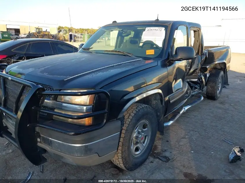 2GCEK19T141194566 2004 Chevrolet Silverado 1500 Ls