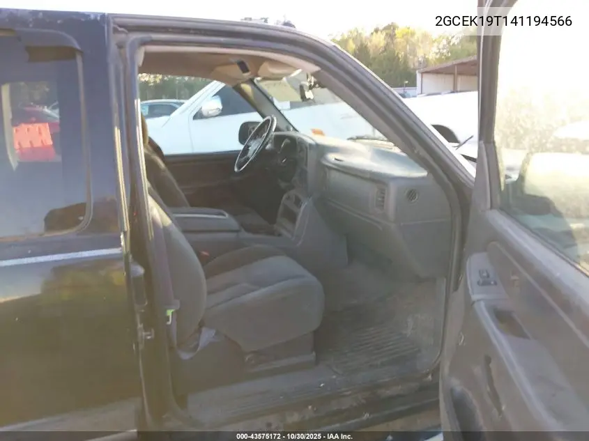 2GCEK19T141194566 2004 Chevrolet Silverado 1500 Ls