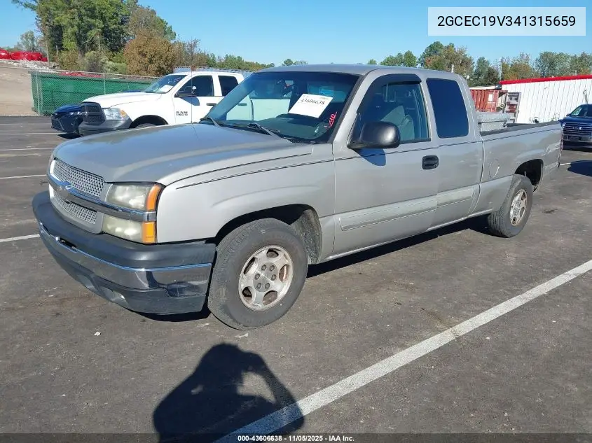 2GCEC19V341315659 2004 Chevrolet Silverado 1500 Ls