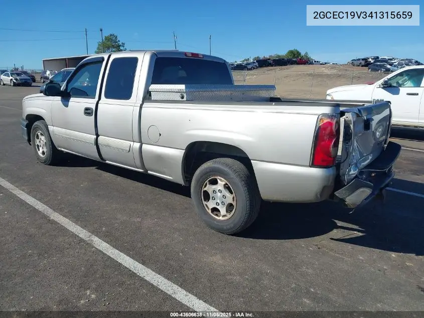 2GCEC19V341315659 2004 Chevrolet Silverado 1500 Ls