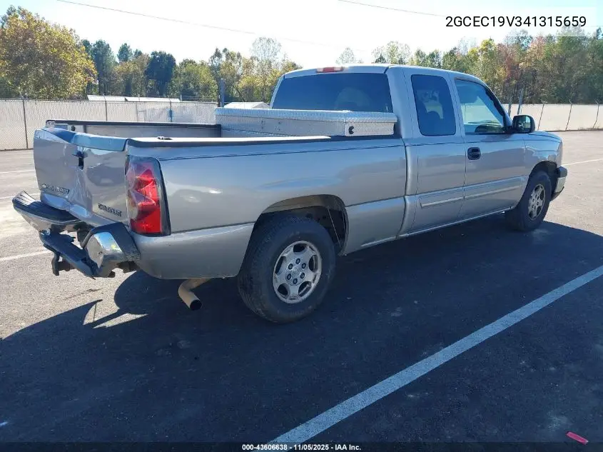 2GCEC19V341315659 2004 Chevrolet Silverado 1500 Ls