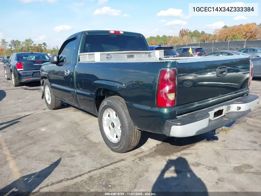 1GCEC14X34Z333384 2004 Chevrolet Silverado 1500 Work Truck