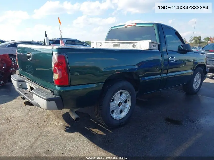 1GCEC14X34Z333384 2004 Chevrolet Silverado 1500 Work Truck