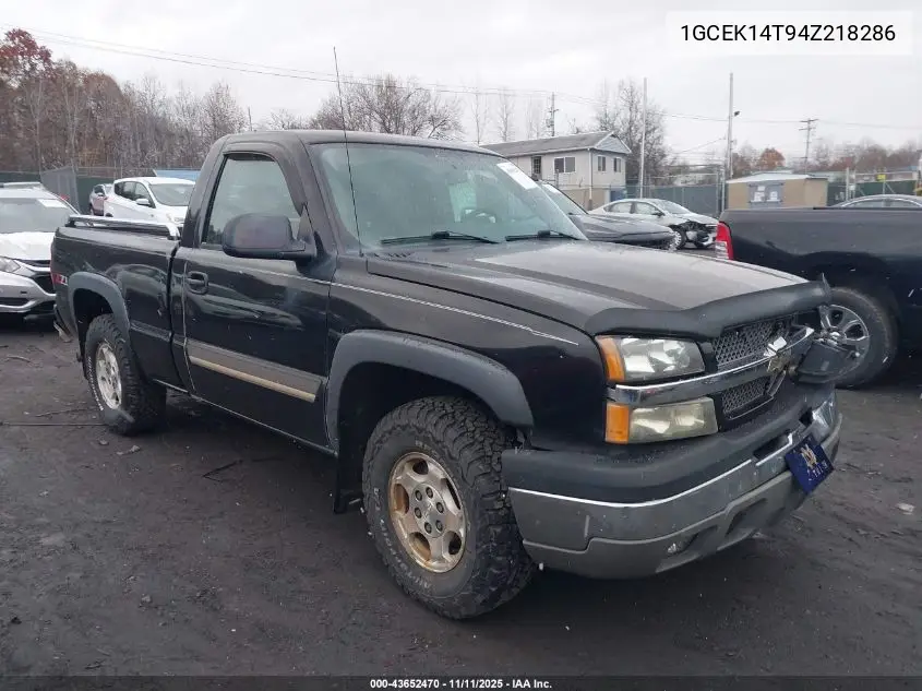 1GCEK14T94Z218286 2004 Chevrolet Silverado 1500 Z71