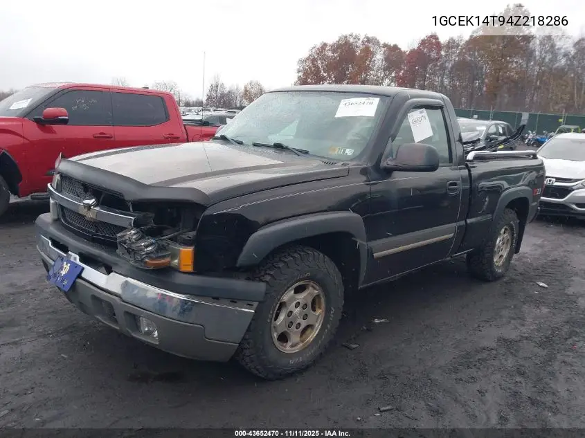 1GCEK14T94Z218286 2004 Chevrolet Silverado 1500 Z71