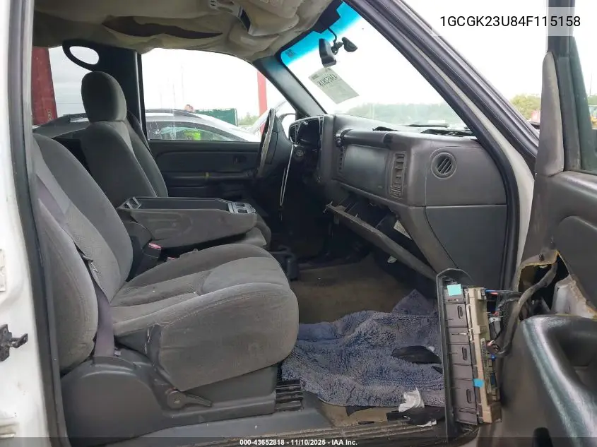 1GCGK23U84F115158 2004 Chevrolet Silverado 2500 Ls