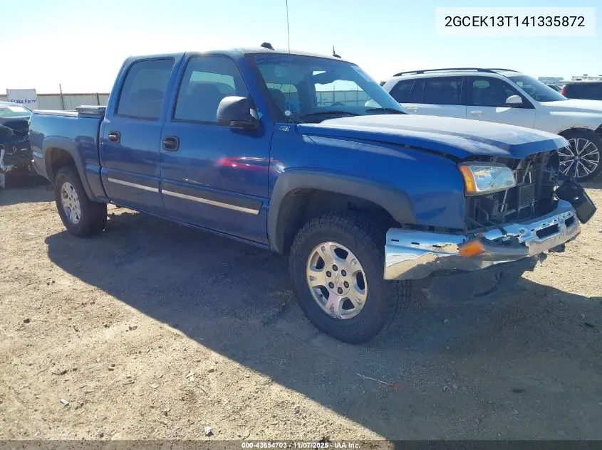 2GCEK13T141335872 2004 Chevrolet Silverado 1500 Z71