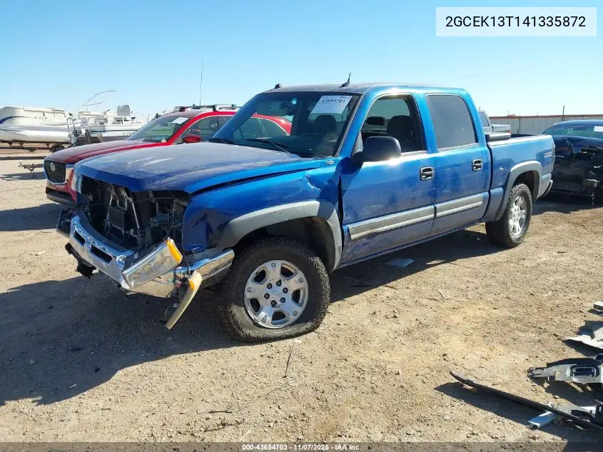 2GCEK13T141335872 2004 Chevrolet Silverado 1500 Z71