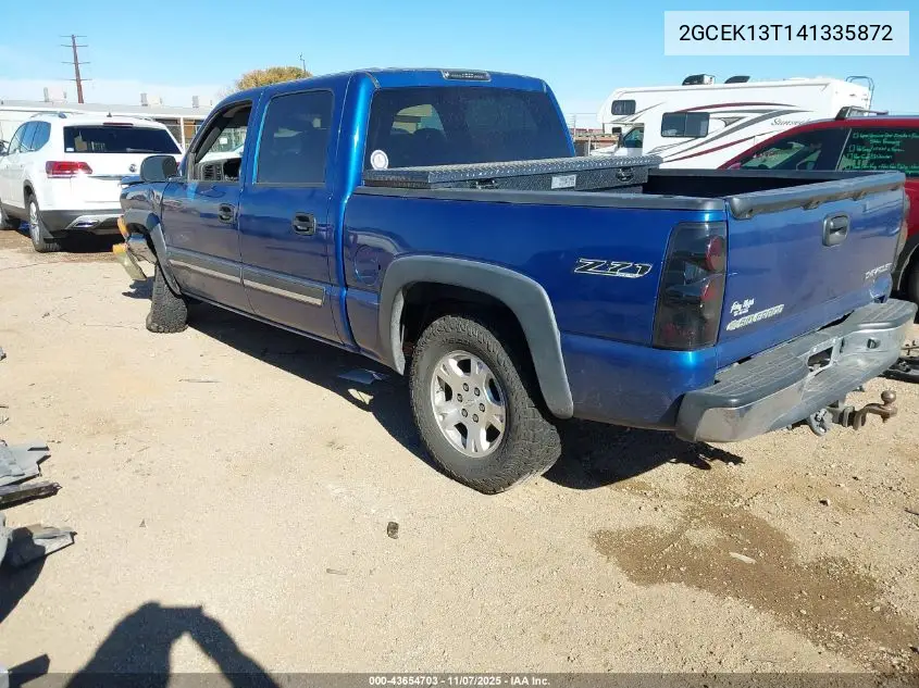 2GCEK13T141335872 2004 Chevrolet Silverado 1500 Z71