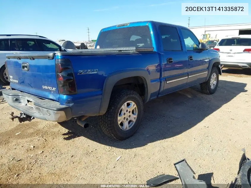 2GCEK13T141335872 2004 Chevrolet Silverado 1500 Z71