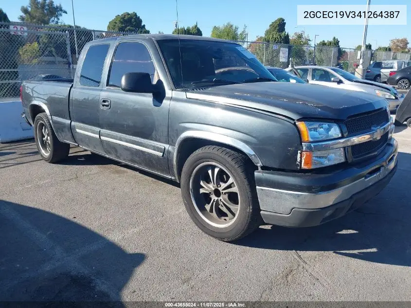 2GCEC19V341264387 2004 Chevrolet Silverado 1500 Ls