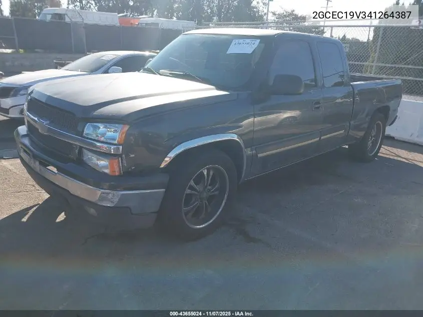 2GCEC19V341264387 2004 Chevrolet Silverado 1500 Ls