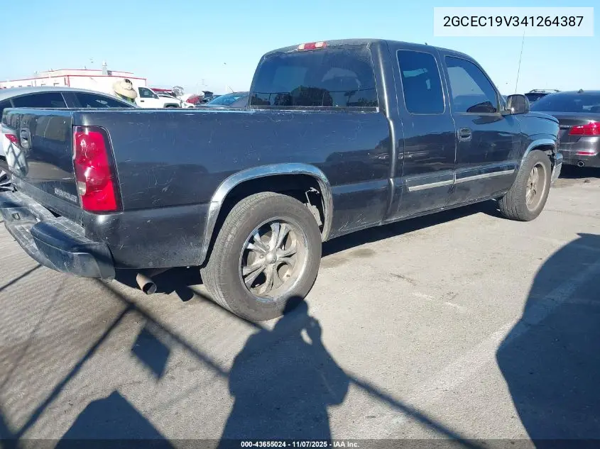 2GCEC19V341264387 2004 Chevrolet Silverado 1500 Ls