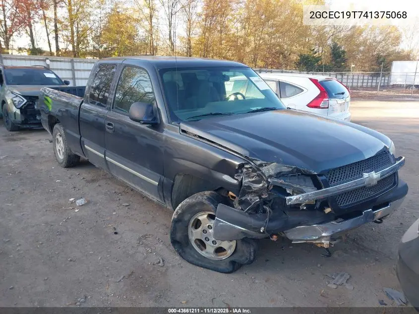 2GCEC19T741375068 2004 Chevrolet Silverado 1500 Ls