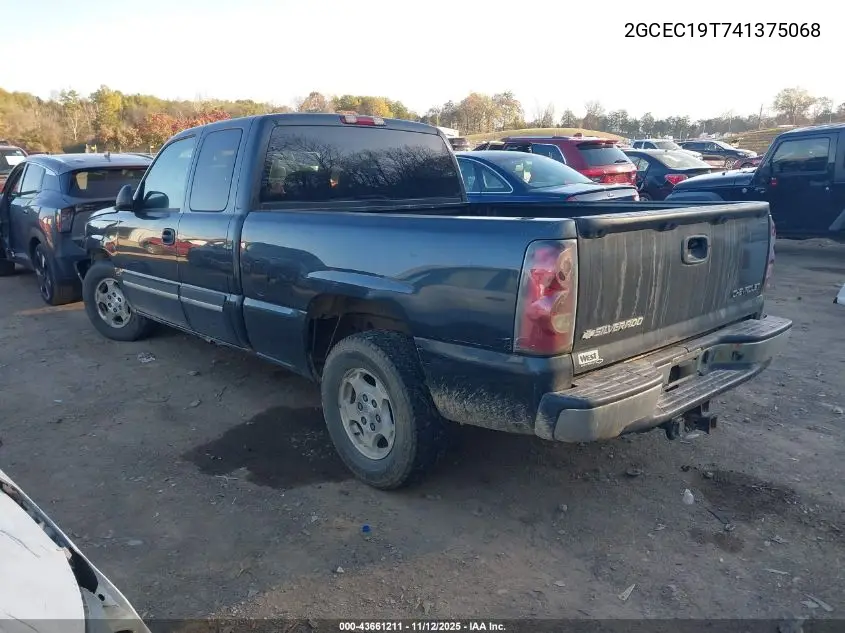 2GCEC19T741375068 2004 Chevrolet Silverado 1500 Ls