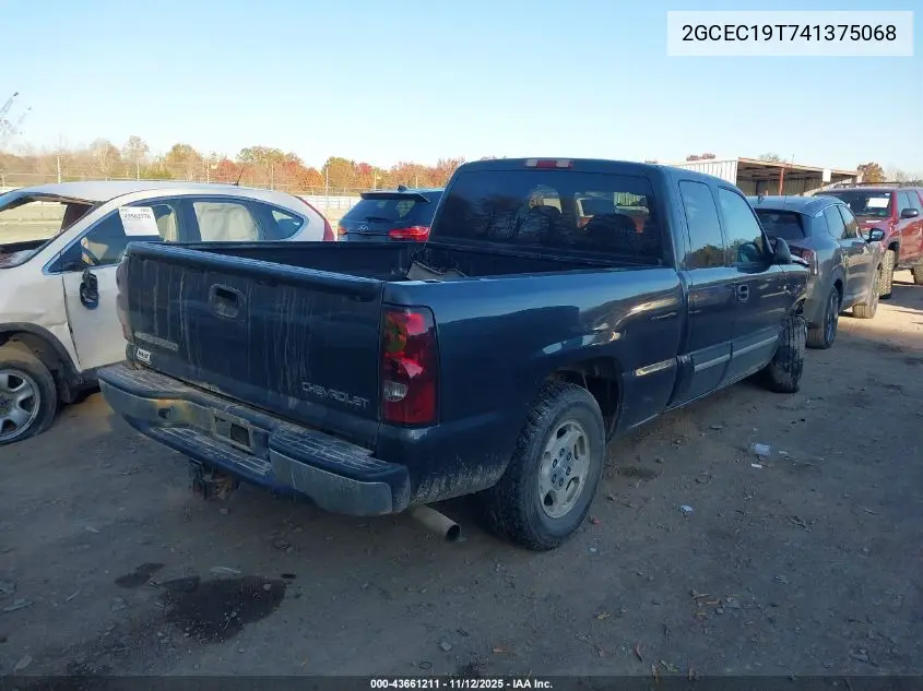 2GCEC19T741375068 2004 Chevrolet Silverado 1500 Ls