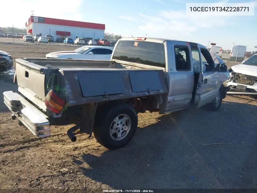 1GCEC19T34Z228771 2004 Chevrolet Silverado 1500 Ls