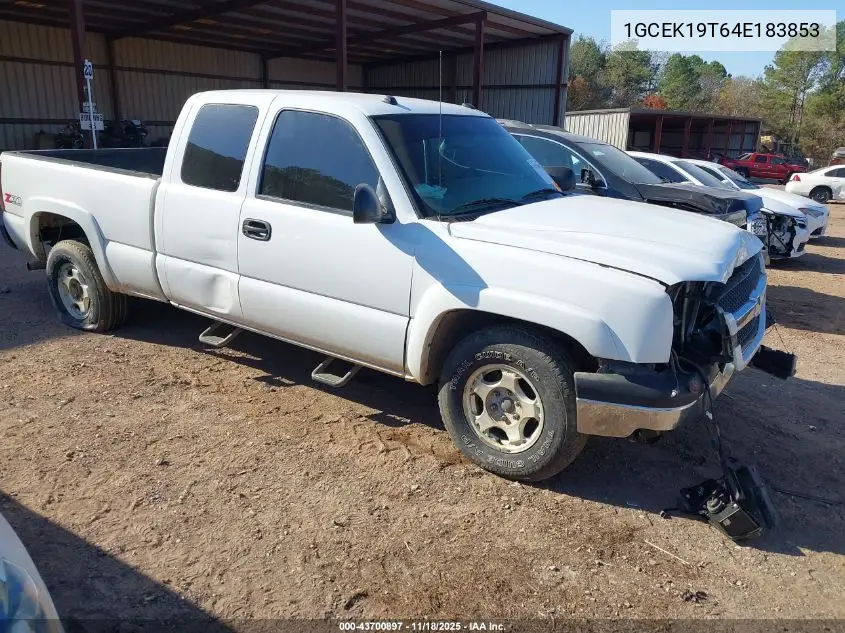 1GCEK19T64E183853 2004 Chevrolet Silverado 1500 Z71