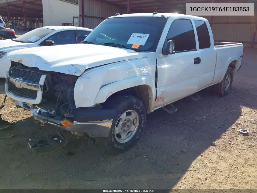 1GCEK19T64E183853 2004 Chevrolet Silverado 1500 Z71