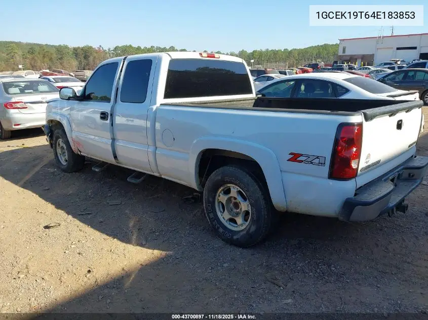 1GCEK19T64E183853 2004 Chevrolet Silverado 1500 Z71