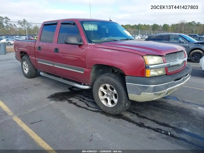 2GCEK13T441427803 2004 Chevrolet Silverado 1500 Z71