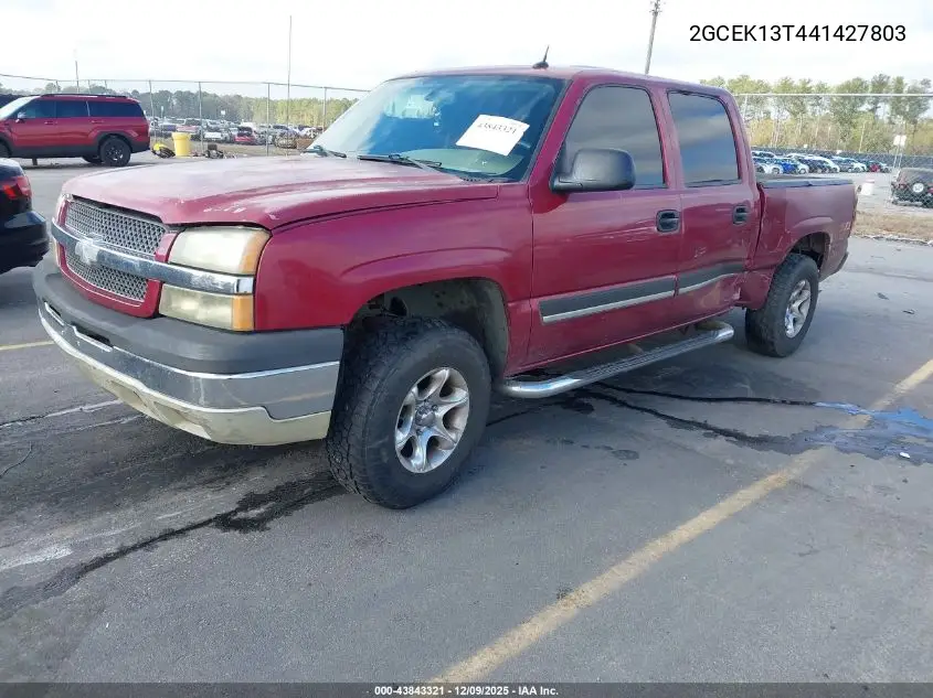 2GCEK13T441427803 2004 Chevrolet Silverado 1500 Z71