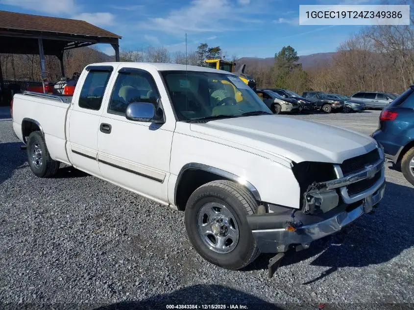 1GCEC19T24Z349386 2004 Chevrolet Silverado 1500 Ls