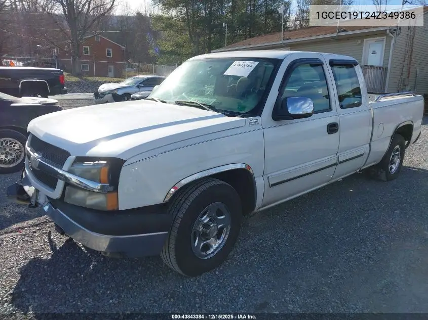 1GCEC19T24Z349386 2004 Chevrolet Silverado 1500 Ls
