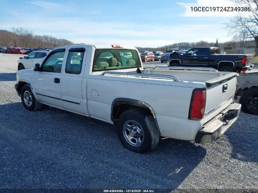 1GCEC19T24Z349386 2004 Chevrolet Silverado 1500 Ls