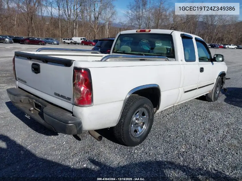 1GCEC19T24Z349386 2004 Chevrolet Silverado 1500 Ls