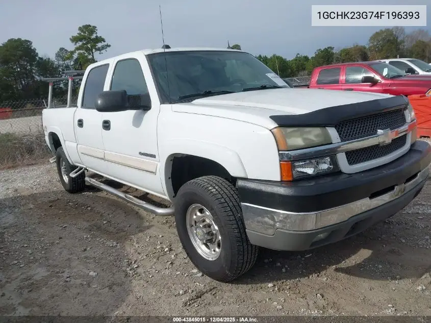 1GCHK23G74F196393 2004 Chevrolet Silverado 2500Hd Lt