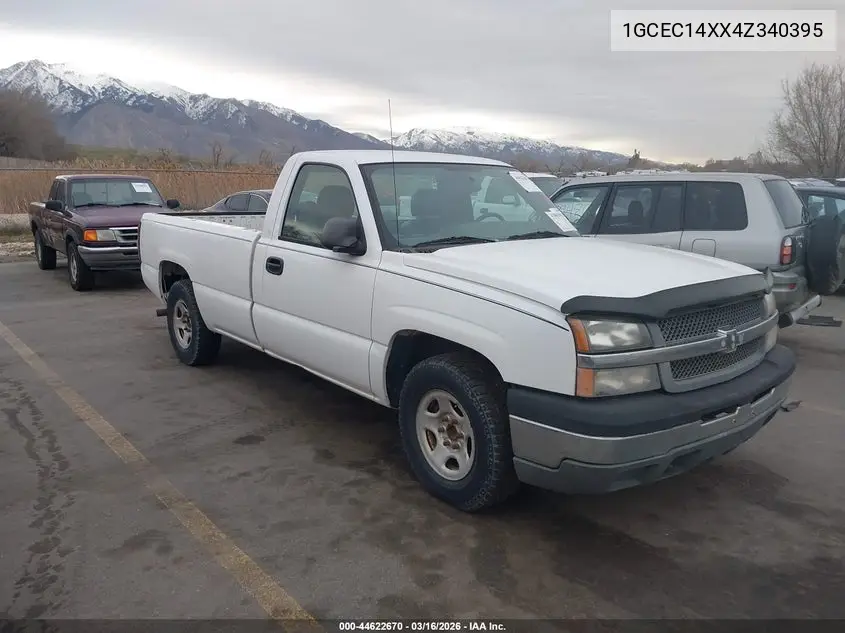 1GCEC14XX4Z340395 2004 Chevrolet Silverado 1500 Work Truck