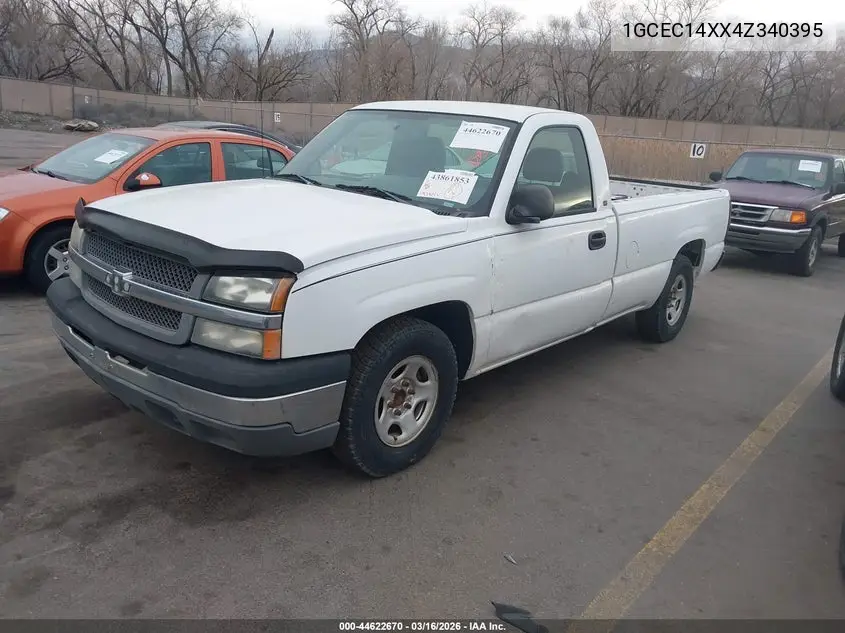 1GCEC14XX4Z340395 2004 Chevrolet Silverado 1500 Work Truck