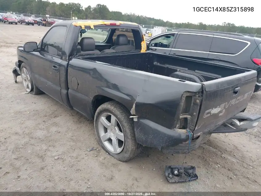 1GCEC14X85Z315898 2005 Chevrolet Silverado 1500 Work Truck