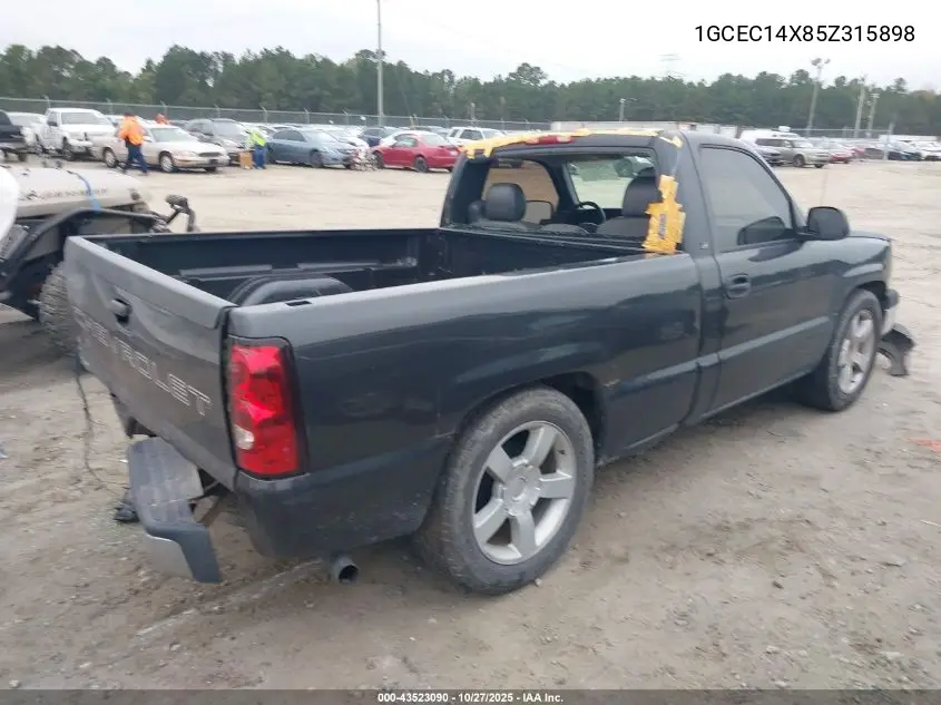 1GCEC14X85Z315898 2005 Chevrolet Silverado 1500 Work Truck
