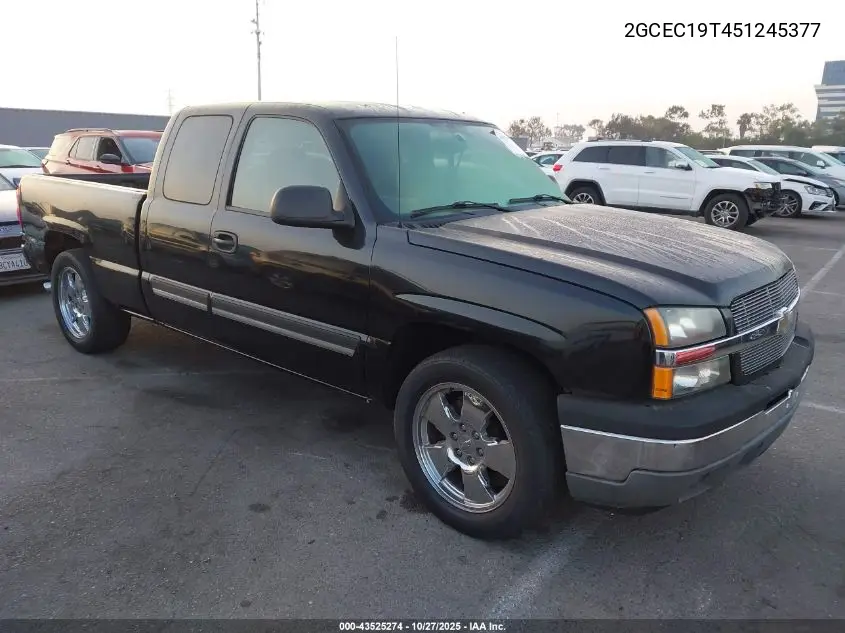 2GCEC19T451245377 2005 Chevrolet Silverado 1500 Ls