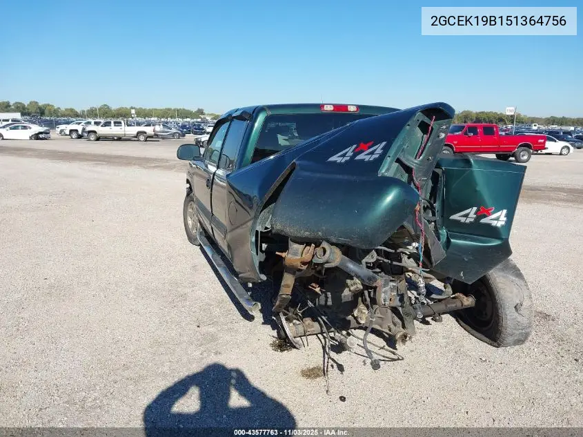 2GCEK19B151364756 2005 Chevrolet Silverado 1500 Ls
