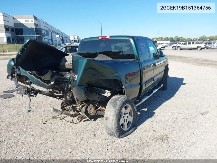 2GCEK19B151364756 2005 Chevrolet Silverado 1500 Ls