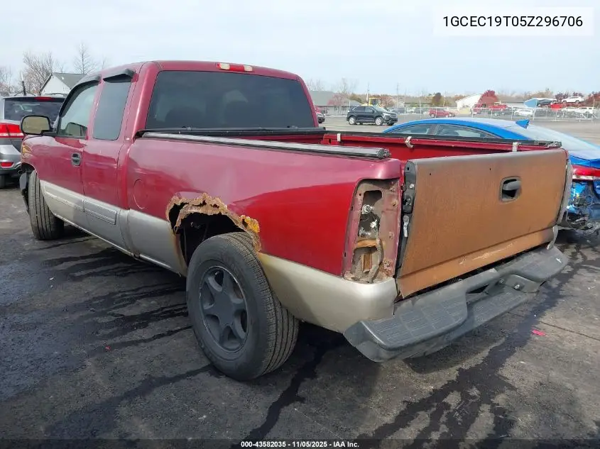 1GCEC19T05Z296706 2005 Chevrolet Silverado 1500 Ls