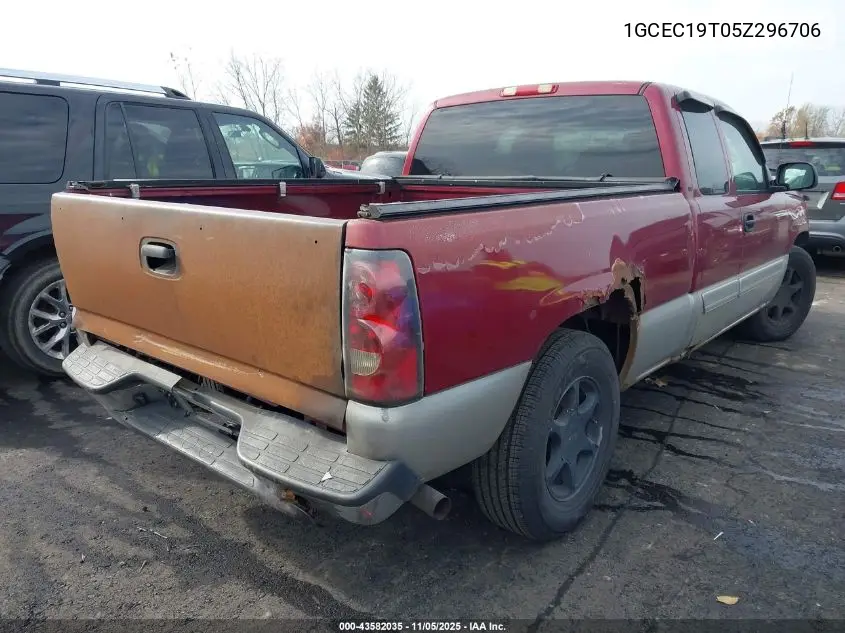 1GCEC19T05Z296706 2005 Chevrolet Silverado 1500 Ls