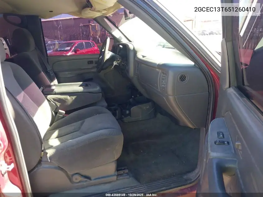 2GCEC13T651260410 2005 Chevrolet Silverado 1500 Ls