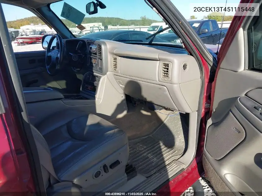2GCEK13T451115448 2005 Chevrolet Silverado 1500 Z71