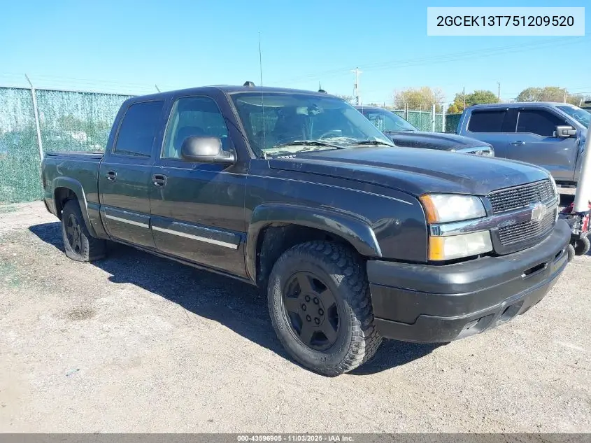 2GCEK13T751209520 2005 Chevrolet Silverado 1500 Z71