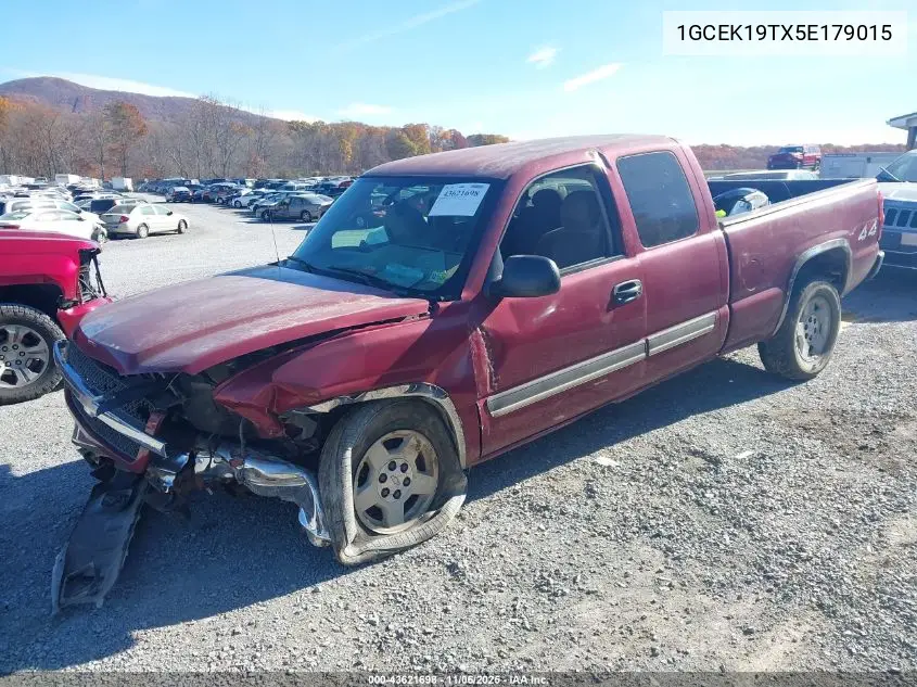 1GCEK19TX5E179015 2005 Chevrolet Silverado 1500 Ls