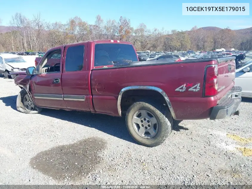 1GCEK19TX5E179015 2005 Chevrolet Silverado 1500 Ls